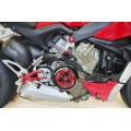 Magnesium Clutch Side Case Kit for Clear Wet Clutch Cover for the Ducati Streetfighter V4 / S (20-22)